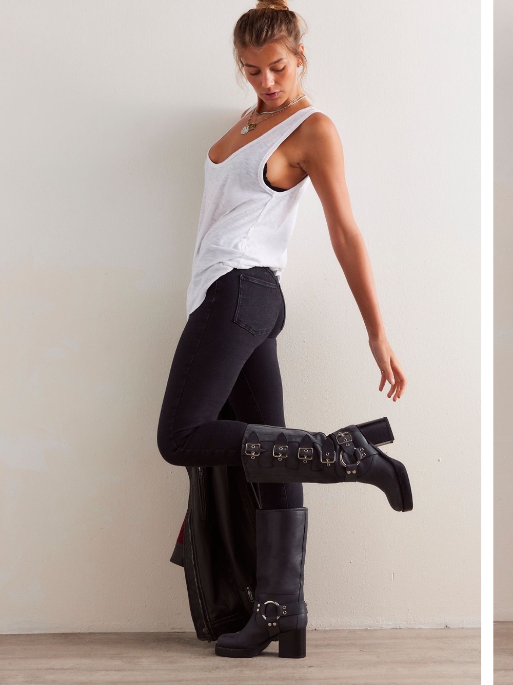 Free People Black Jeans